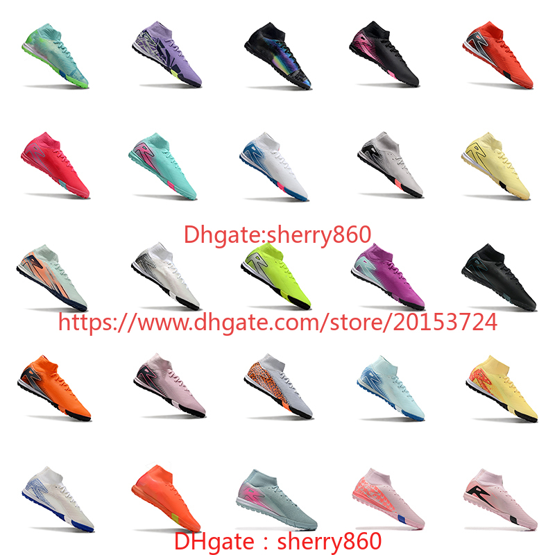 Men Soccer Shoes TF Turf Football Boots Long Spikes Training Cleats Wholesale