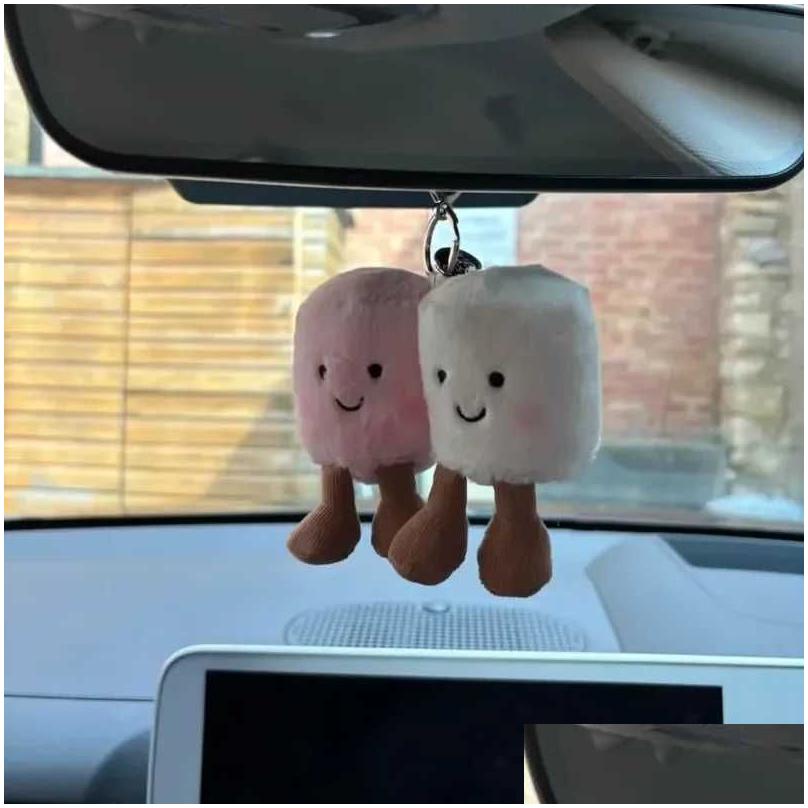 Stuffed Plush Animals Jellys Cat Cotton Candy Two Tone Cute Soft Keychain Bag Pendant Accessories Doll Car Holiday Drop Delivery To R250425