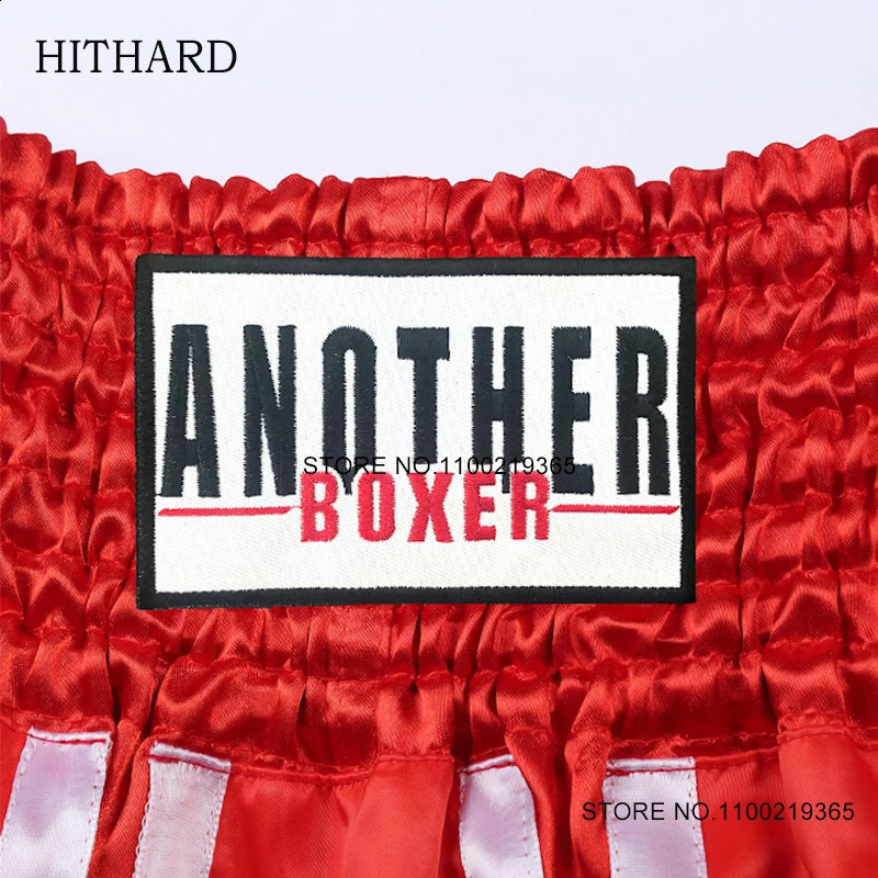 Muay Thai shorts lotus ribbon boxing mens and womens rens taekwondo pants adult MMA martial arts fighting clothes 250109