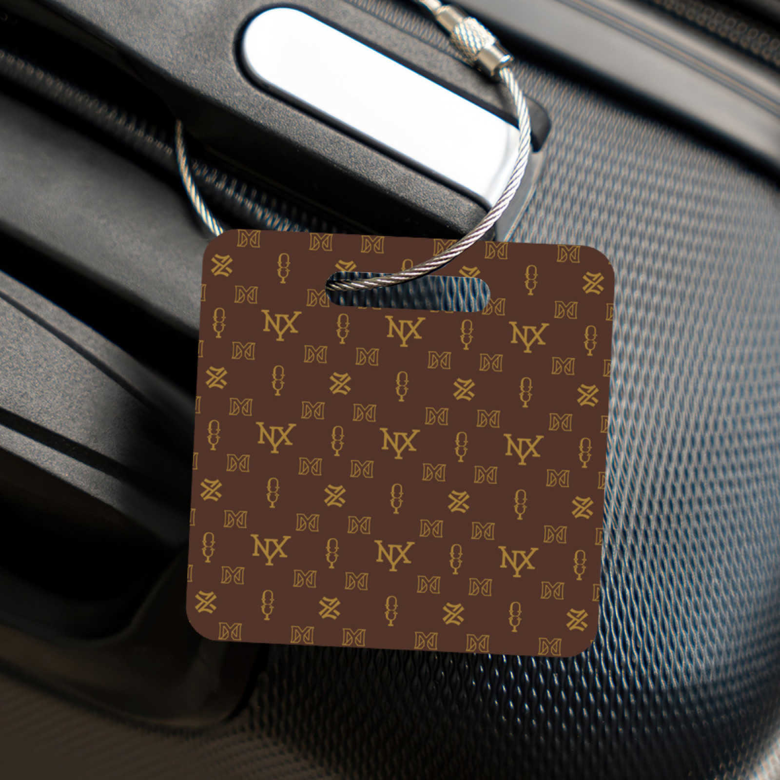 NXY Multicolor Luggage Tags Stainless Steel Luggage Tag Travel Labels Set With Loop ID Luggage Tags For Suitcases Travel Accessories Holder Hip
