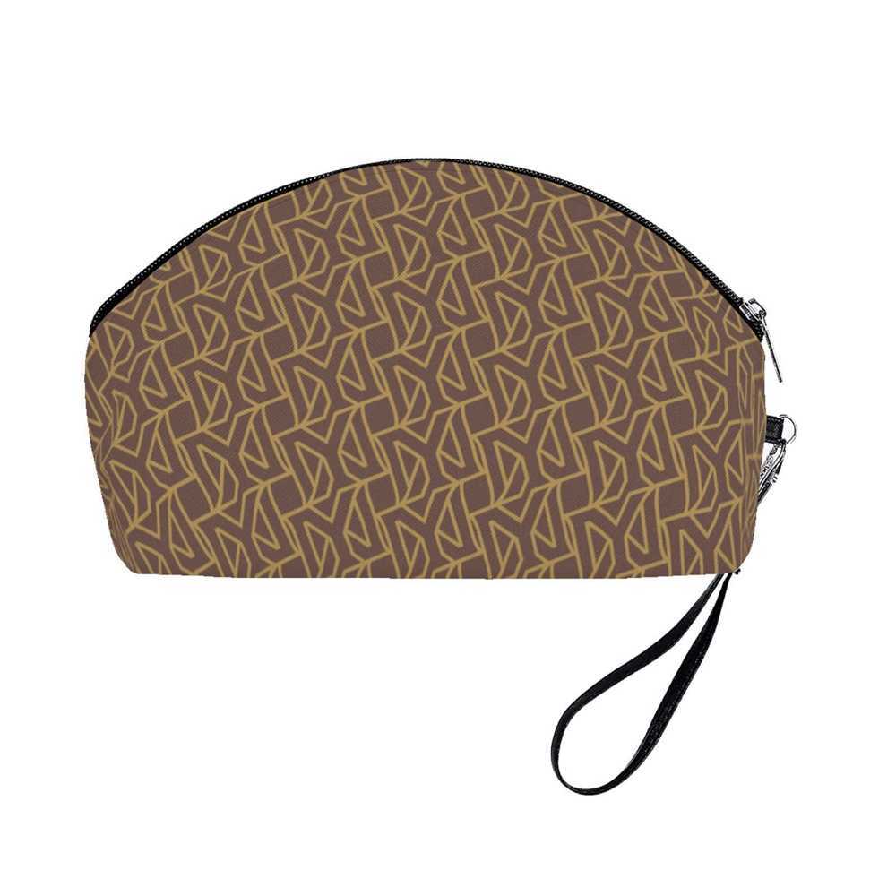 NXY Zipper Womens Curved Cosmetic Bag Fashion Travel Makeup Pouch Portable Storage Cases Organizer Clutch Make Up Designer Cosmetics Hip