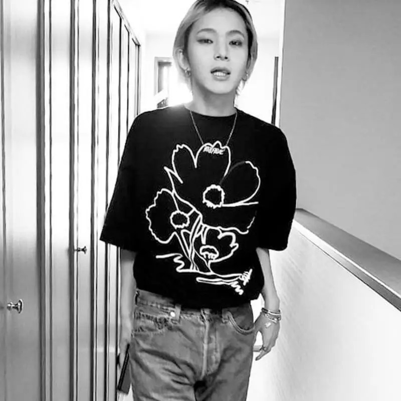 Tawaaiw American Retro Cotton T Shirt Women Clothes Short Sleeve Korean Fashion Summer Tops Loose Black Print Tees Y2k 250109