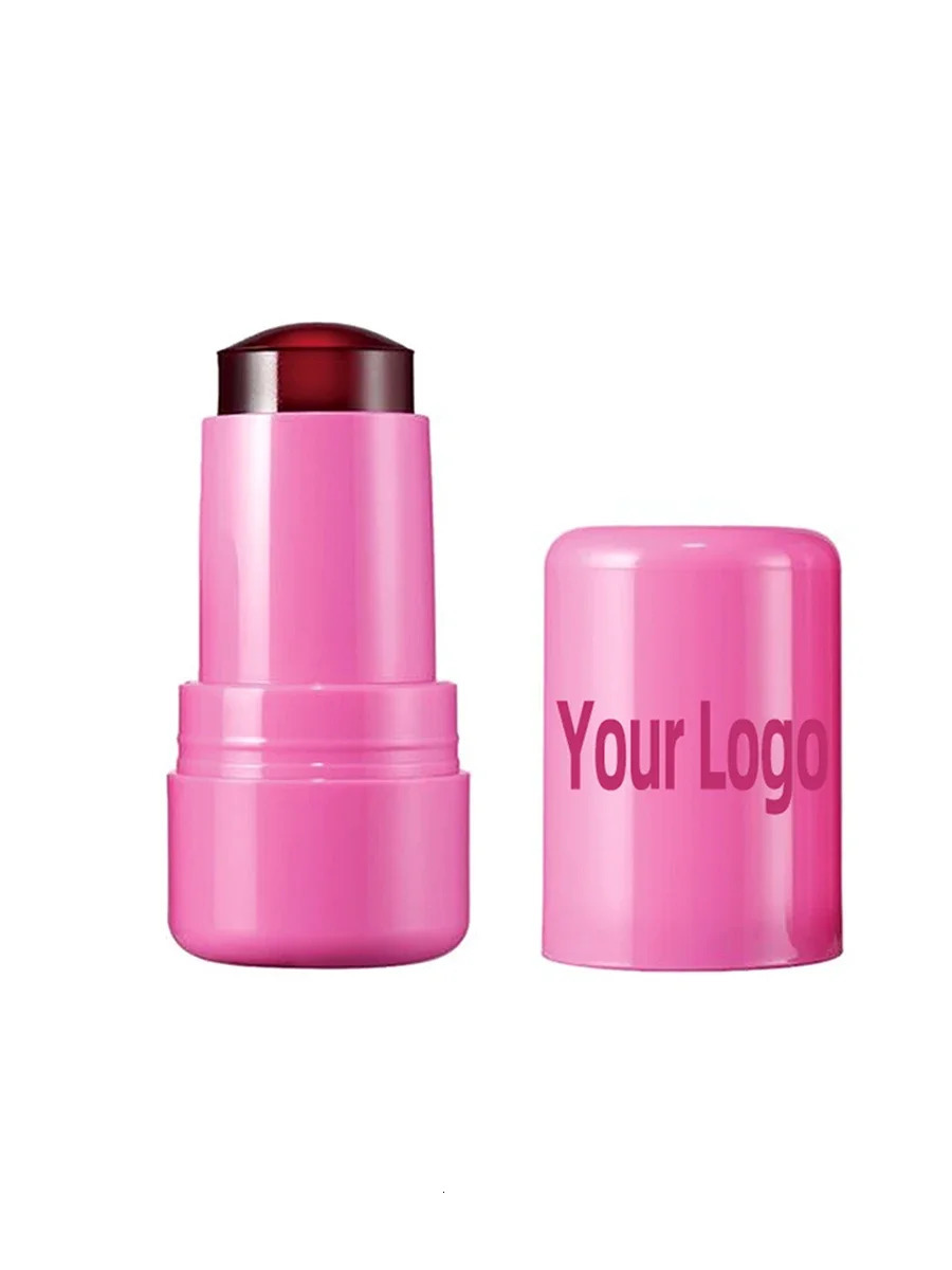 Private Label Multicolor Blush Stick Custom Jelly Lip and Cheek Dual-use Blusher Makeup Wholesale Pink Box 250108