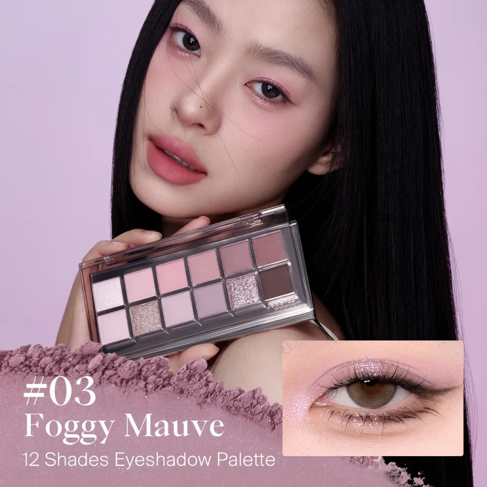 JOOCYEE 12 Shades Eyeshadow Palette Long-lasting Beautiful Eye Makeup Women Beauty Cosmetics 250121