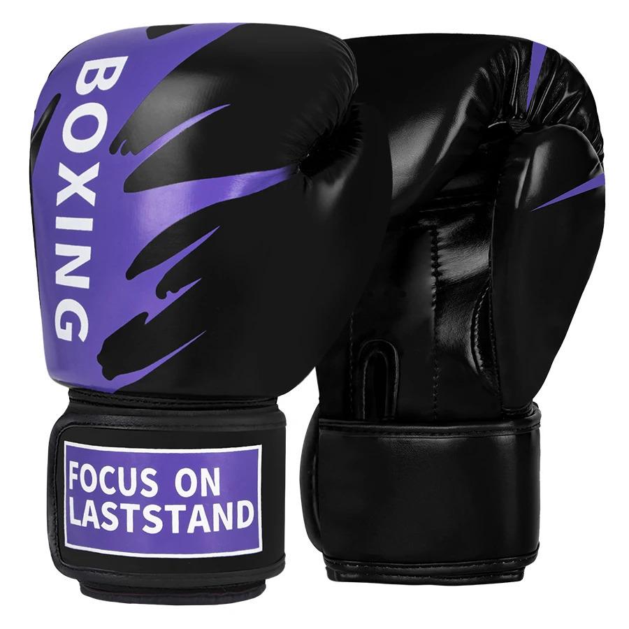 6 8 10 12oz Boxing Gloves PU Leather Muay Thai Guantes De Boxeo Free Fight MMA Sandbag Training Glove For Men Women Kids 250114