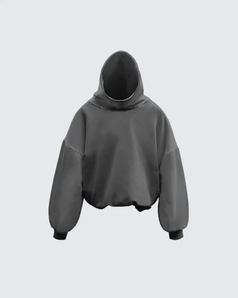 Minimalist Cozy Pullover Hoodie Men Women Ins Net Red Explosion Models Sport Soild Winter Loose Couple Leisure Clothes 250109Z