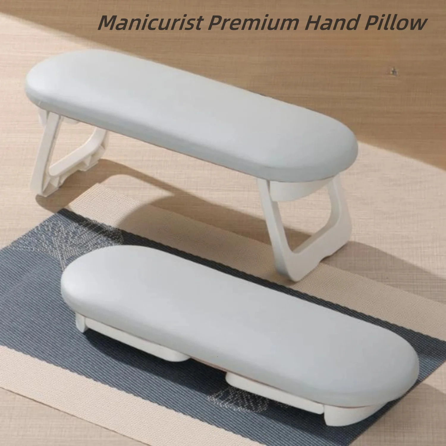 Fashion Nail ArmrestFoldable PU Leather Nail Tools Hand Rest with Nail Table PadSuitable for Home and Nail Salon Use 250121
