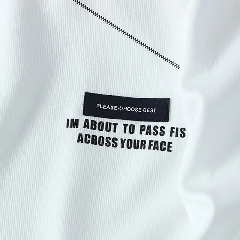 Spring Autumn Mens Clothing Pullover Geometric Letter Printing Lantern Long Sleeve Round Neck Hoodies Boyfriend Loose Tops 250122