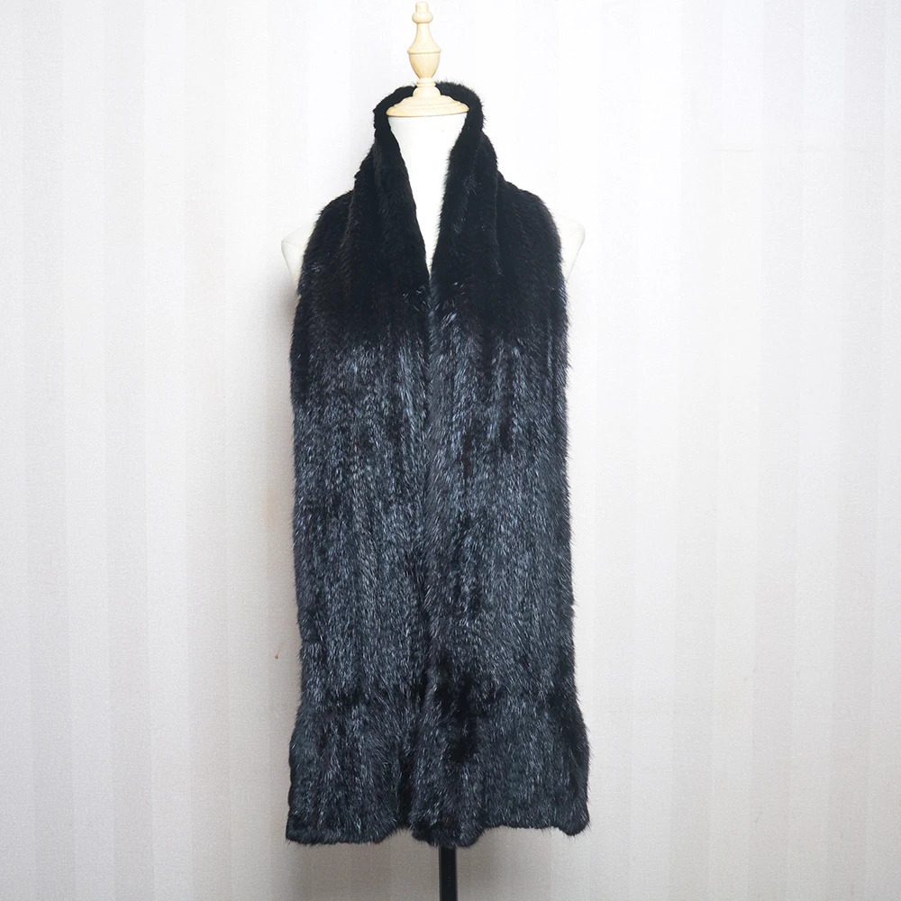 2025 Lady Mink Fur Shawl Scarf Winter 100%Natural Mink Fur Real Scarf Shawl Fashion Genuine Mink Fur Ponchos 250120ww