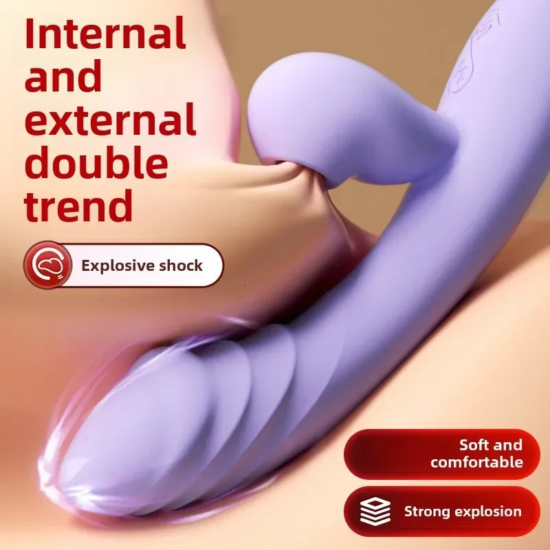 Masturbation Pleasure Female Sex Toys Suck Vibrator AV Bar Multi-frequency Knock Experience Different Intensity Orgasm 250114