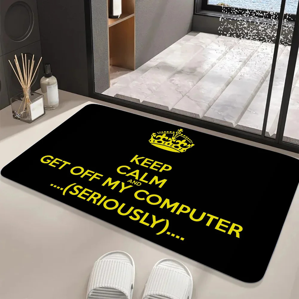 Keep Off Area Rug Floor Mat Graphic Printed Flannel Doormats for Bathroom Kitchen Entrance Carpet Home Decor 250116 - view 7