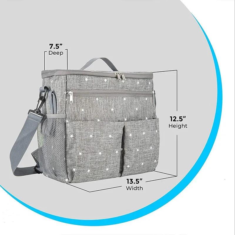 Mommy Diaper Bags Baby Stroller Hanging Bag Mother Large Capacity Travel Mommy Bag for Stroller Convenient Baby Nursing Bags 250114