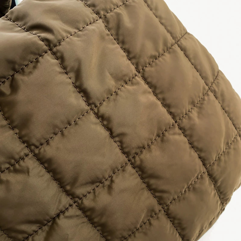 Women Winter Handbag Purses Space Pad Cotton Crossbody Bag Female Pure Color Cotton Padded Quilted Large Ladies Crossbody Bags 250113