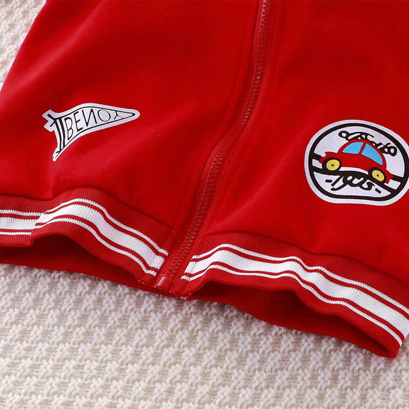 2-10Years Kids Boys Baseball Uniform Jackets Girls Coat Children Spring Autumn Casual Loose Long Sleeve Zipper Jackets Outerwear 250113