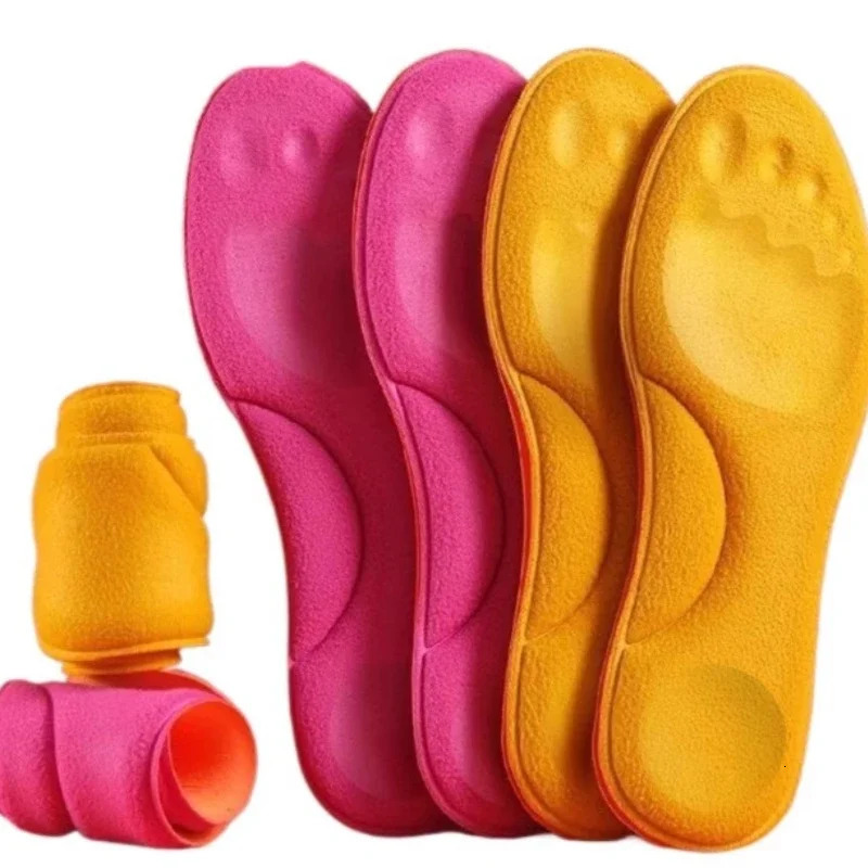 PU Feet Sole Soft Orthopedic Sport Insoles for Breathable Shock Absorption Running Shoes Pad for Men Women Arch Support Insole 250121