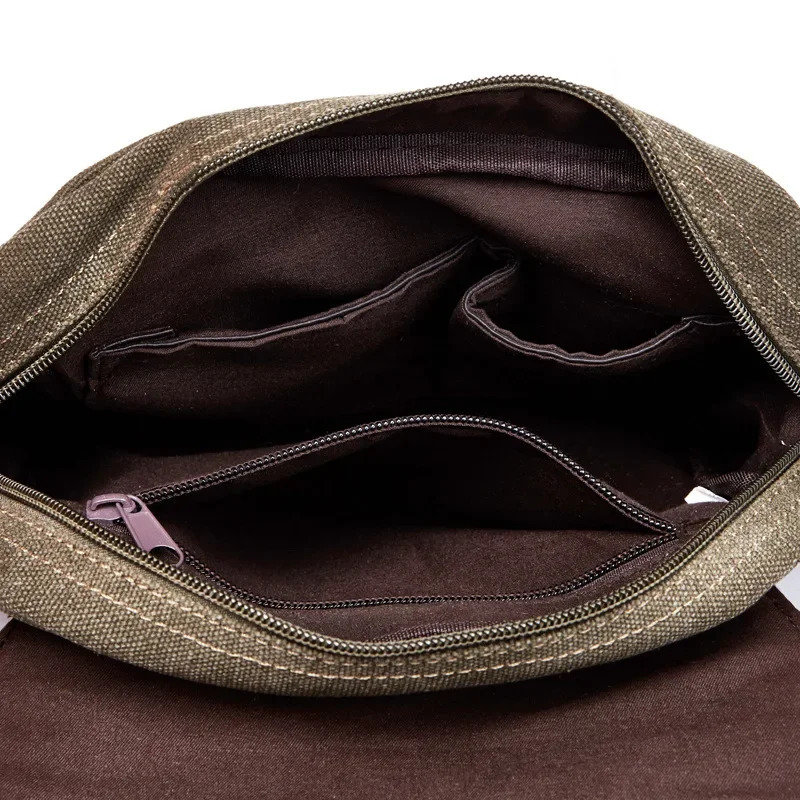 Casual Handbag Single Shoulder Bags Vintage Canvas Fashion 2024 Zipper Ipad Bag Cellphone bag Messenger bags Tote bolsos 250120