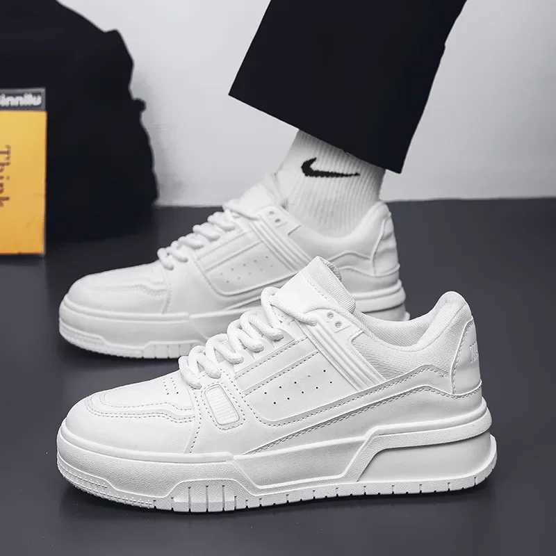 2024 Summer High Quality Design Sports Shoes Thick soled Casual Shoes Increase Height White Shoes Mens Shoes Zapatillas Hombre Z250403