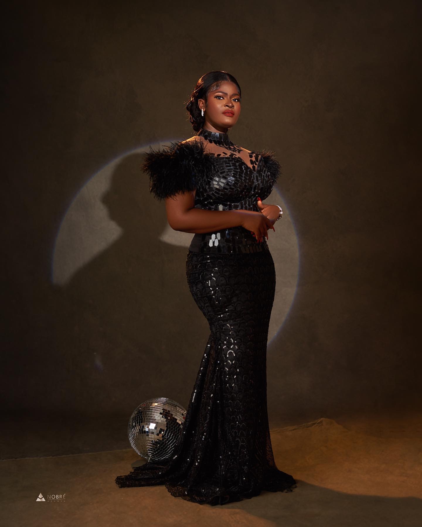 Aso Ebi Black Mermaid Prom Dresses 2025 Crystals Feather Sequined Evening Formal Party Second Birthday Engagement Gowns Plus Size Dress For Special Oc