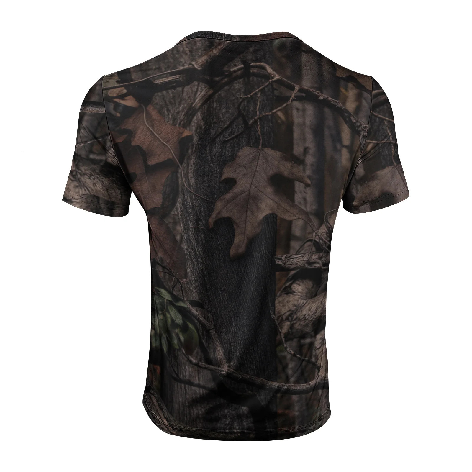 Mens Y2K Tree Camouflage Tops Outdoor Streetwear Harajuku Disguise Print Casual Graphic TShirt 250110