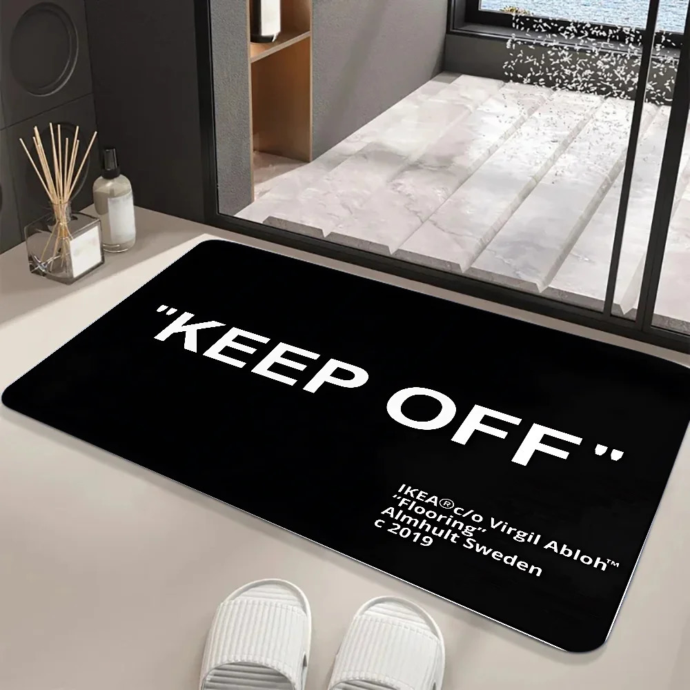 Keep Off Area Rug Floor Mat Graphic Printed Flannel Doormats for Bathroom Kitchen Entrance Carpet Home Decor 250116 - view 3