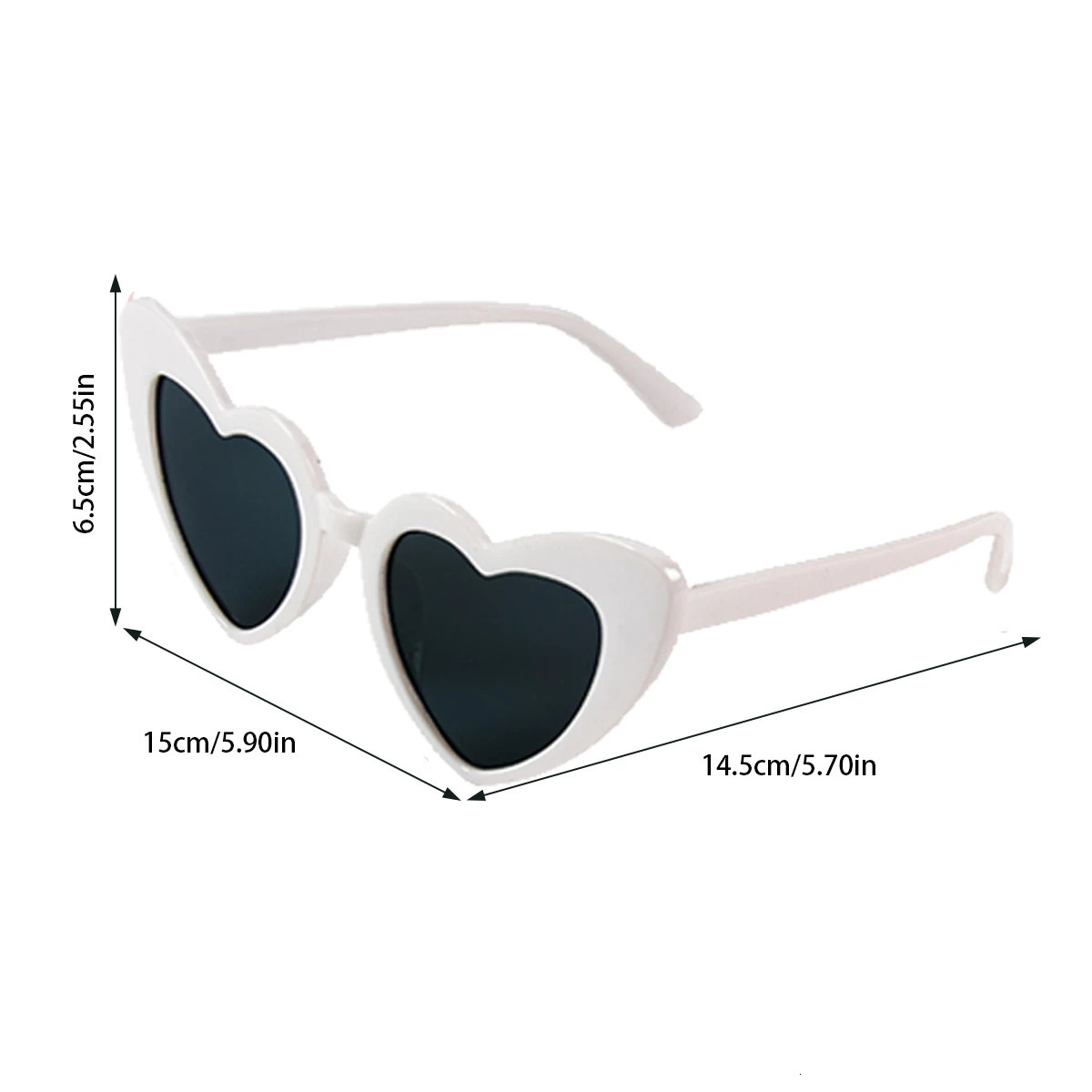 8pcs/6pcs Bachelorette Hen Party Sunglasses Black Heart Shaped Glasses Bride To Be Bridesmaid Gifts Wedding Bridal Shower Decor250120