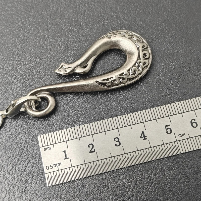 Model Rotundity Skull Pants Chain Unisex Ones Waist luxurious y2k Accessories Punk Hip Hop Key Chain Wholesaler 250117