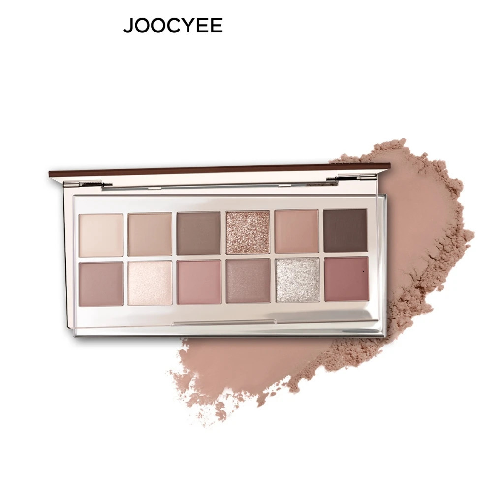 JOOCYEE 12 Shades Eyeshadow Palette Long-lasting Beautiful Eye Makeup Women Beauty Cosmetics 250121