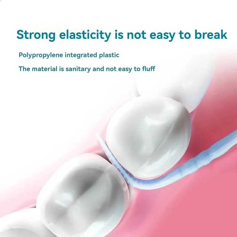 Toothpick Brush 100200PCs Boxed Plastic Disposable Household Interdental Teeth Picking Dental Floss 250108