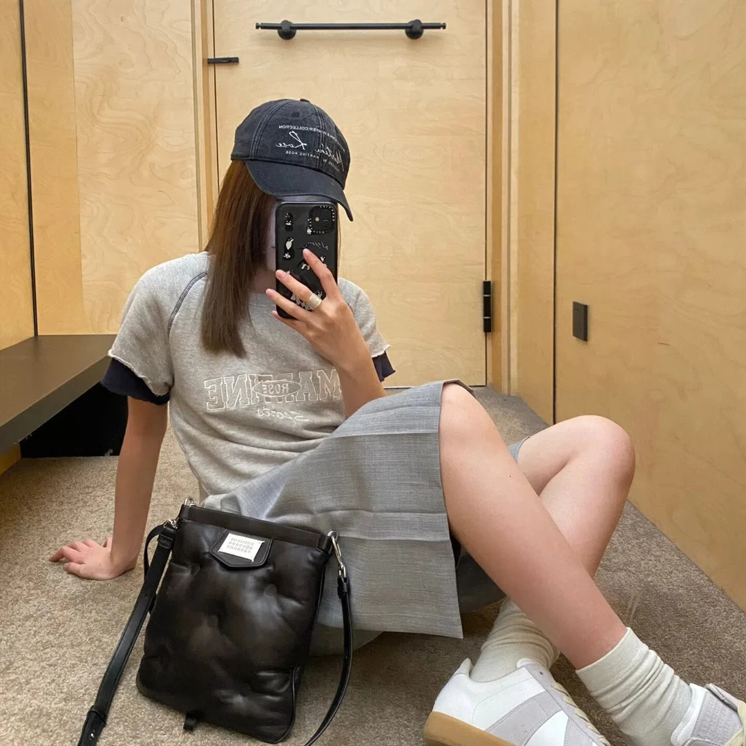 24ss High Street Martine Rose Letter Embroidered Print Baseball Cap Black Washed Duckbill Cap Hats for Men Beanie Y2k 250117