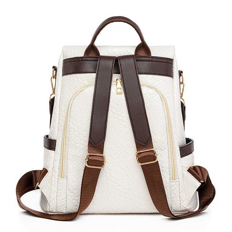 Bag for women new anti theft PU large capacity casual backpack simple commuting womens backpack womens backpack