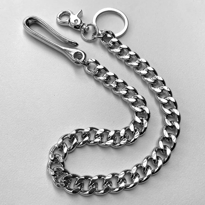 Vintage Punk Skull Pants Chain Heavy Waist Men Cool Jeans Chain Keychain Wallet Chain Gothic Biker Fashion Accessories 250117