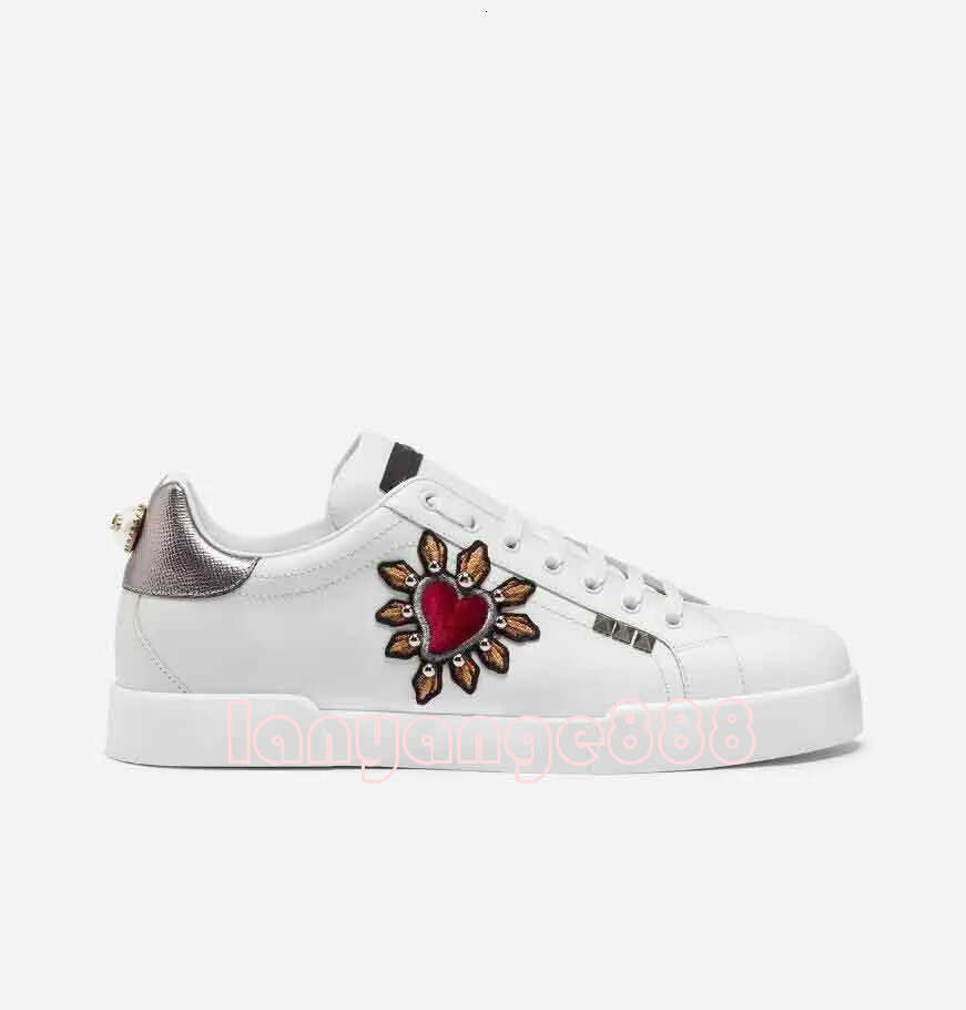 Designer 23ss Elegant Sneakers Shoes Perfect Calfskin Nappa Portofino Trainers White Black Leather Casual Walking F dolcelies d g L8 61