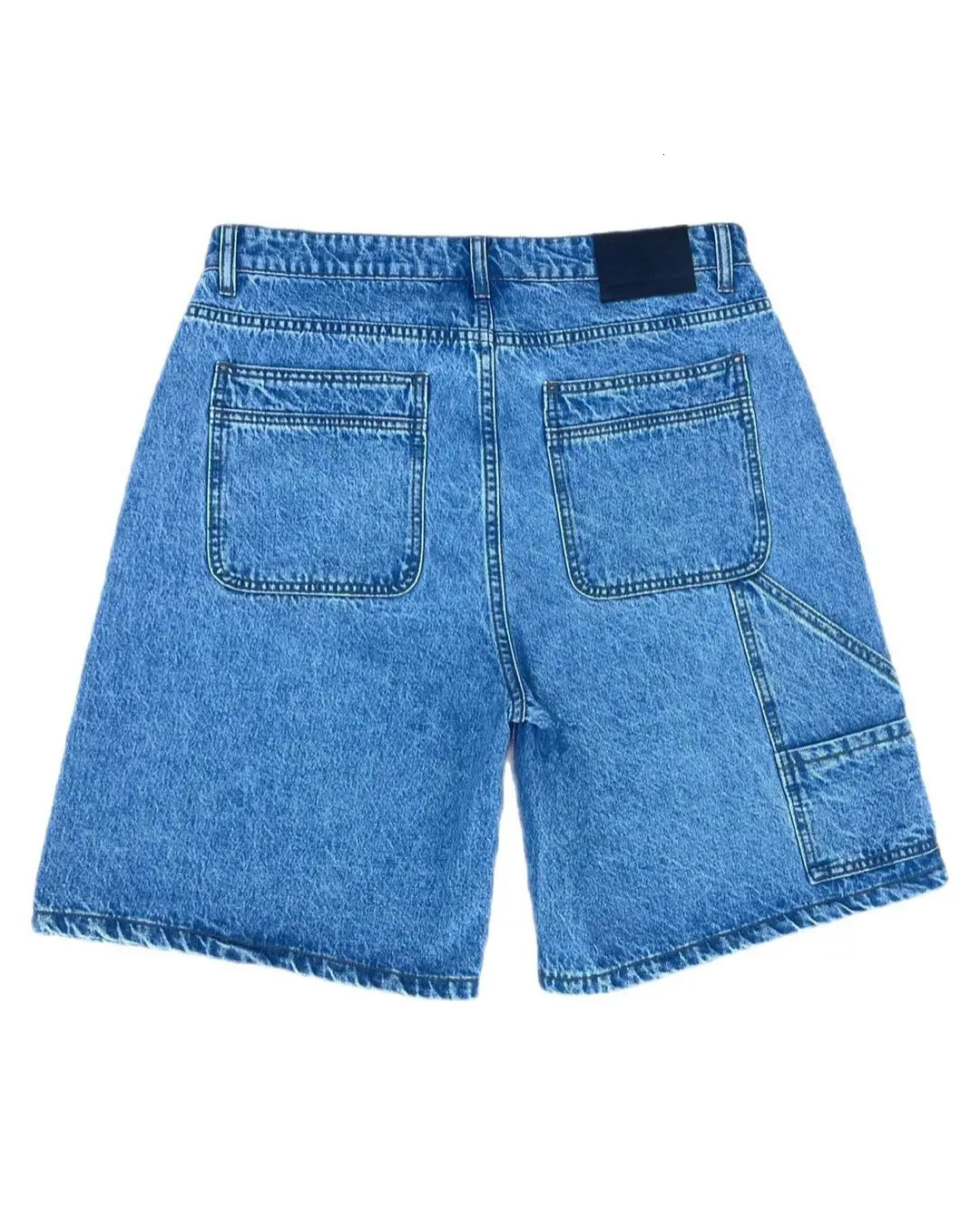 Summer American retro denim shorts for men or women black blue casual ins street hip-hop style five-point pants Y2K denim shorts 250120