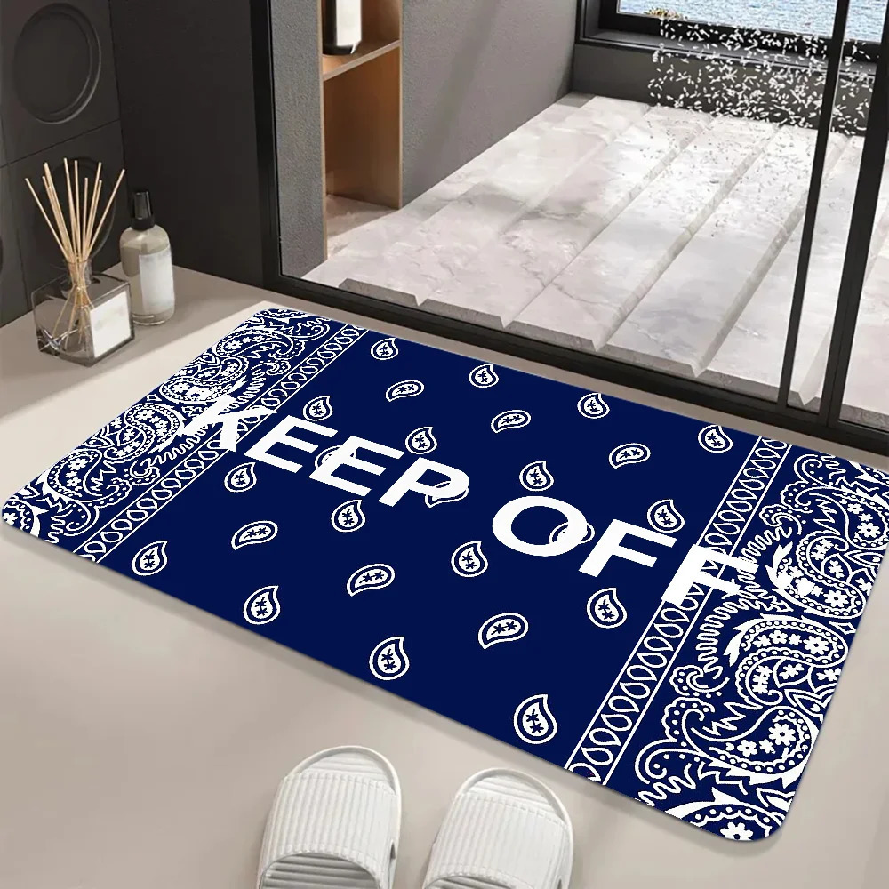 Keep Off Area Rug Floor Mat Graphic Printed Flannel Doormats for Bathroom Kitchen Entrance Carpet Home Decor 250116 - view 4