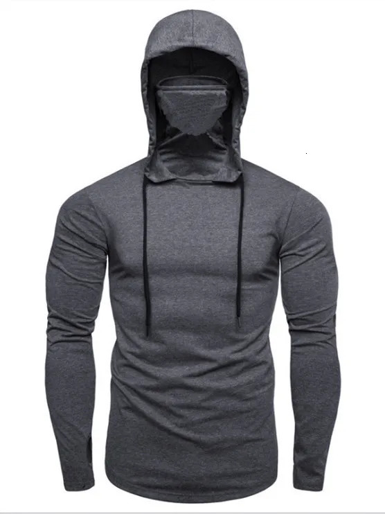 Men Solid Color Hoodies Autumn Leisure Fitness Sweatshirt Mens Thin Sweater Hooded LongSleeved Hoodie M5XL 250122