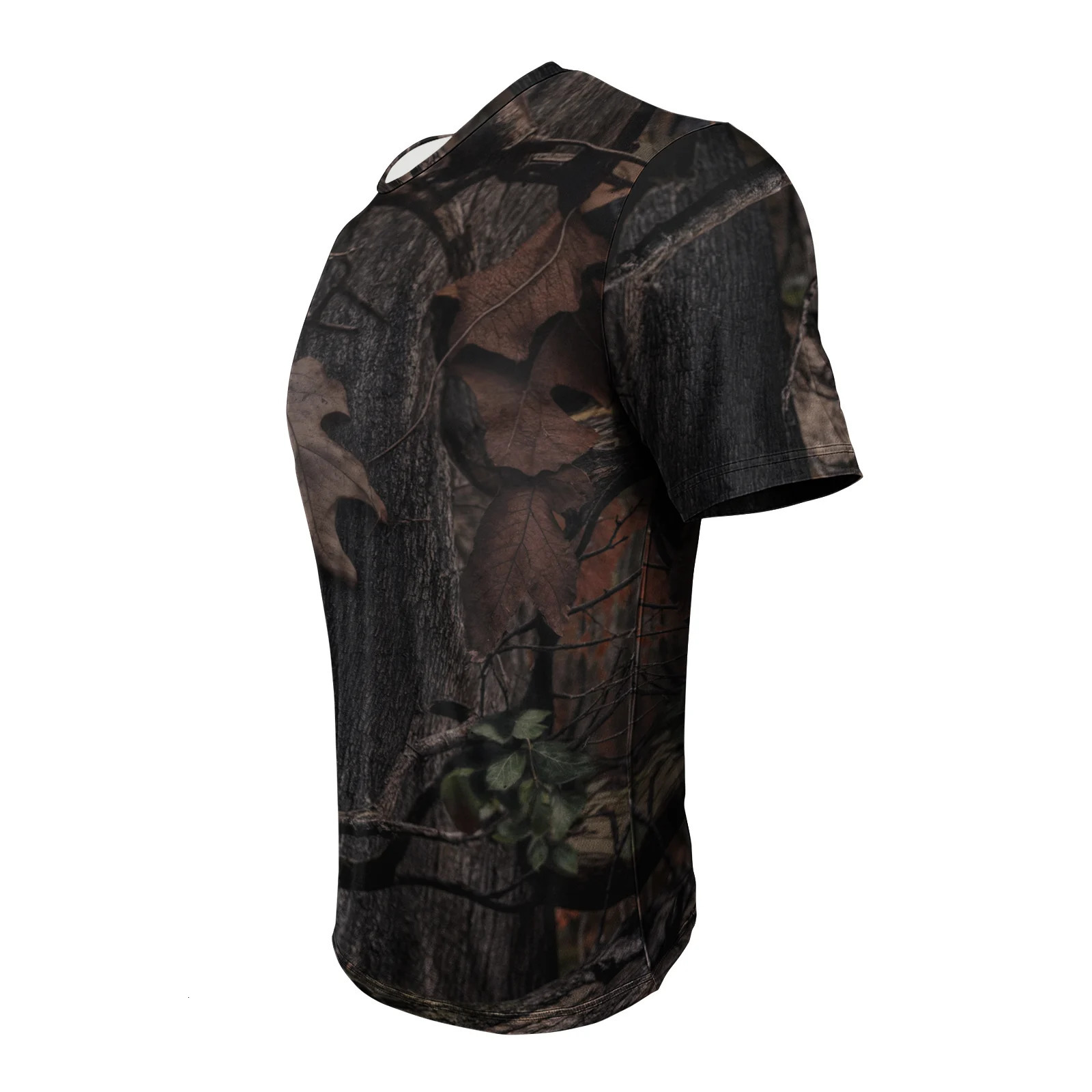 Mens Y2K Tree Camouflage Tops Outdoor Streetwear Harajuku Disguise Print Casual Graphic TShirt 250110