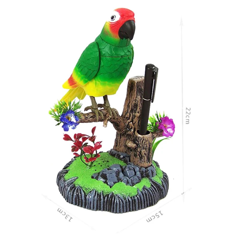 Sound And Voice Control Stimulation Induction Cage Bird Cage Sound Electric Bird Pet Toy Garden Display Childrens Toy Gifts 250121