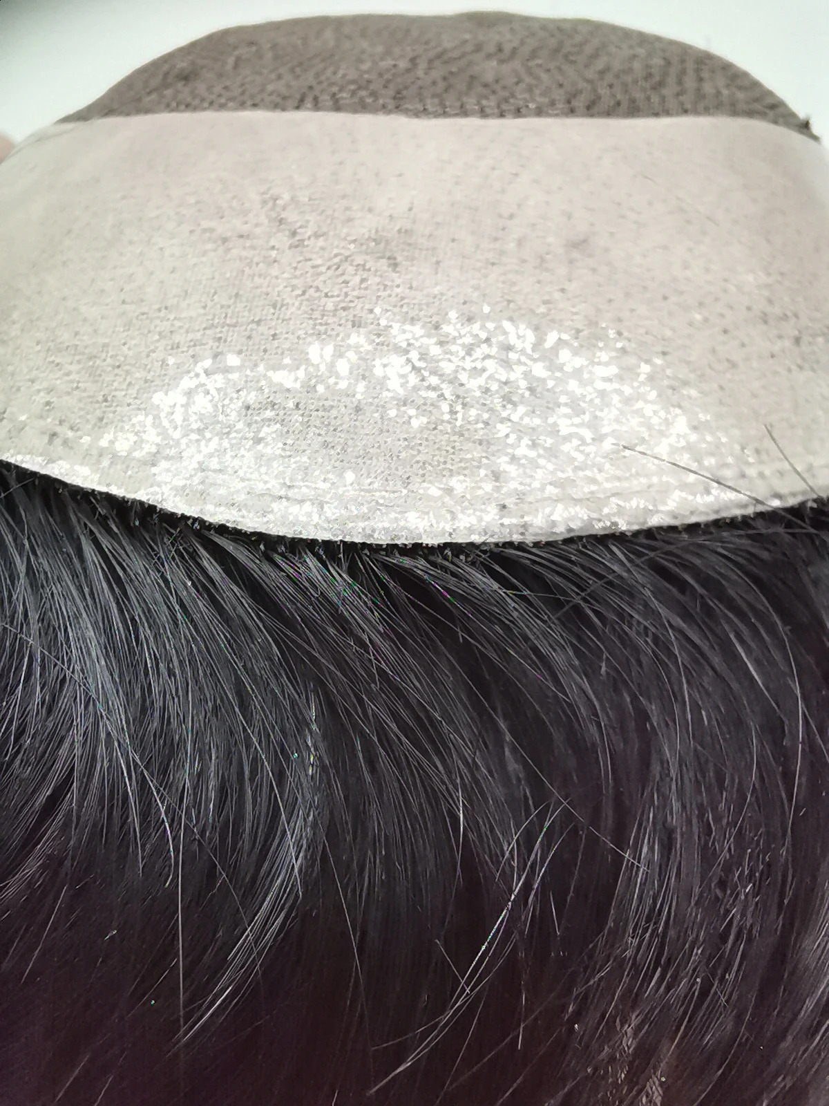 Toupee for Men Fine Mono Men Toupee Human Hair Replacement System Hair Prosthesis Natural Black Hair Units 260831 - view 7