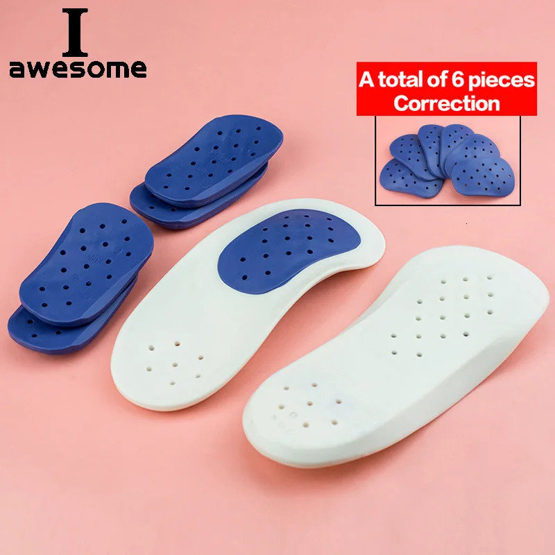 Half arch support orthopedic Insole Flat Foot correct 3/4 length ortic Insoles insert shoe pad For Children Kids men women 250121
