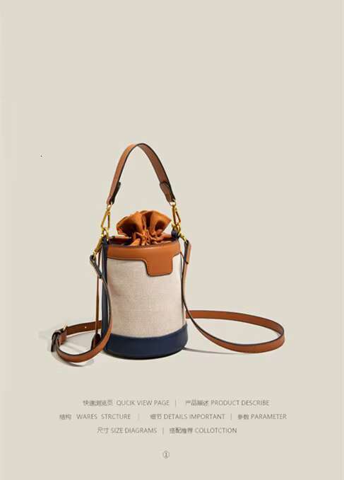 Maxdutti England Fashion Women Blogger Retro Bucket Autumn Winter Messenger Casual Single Shoulder Printed Armpit Bag