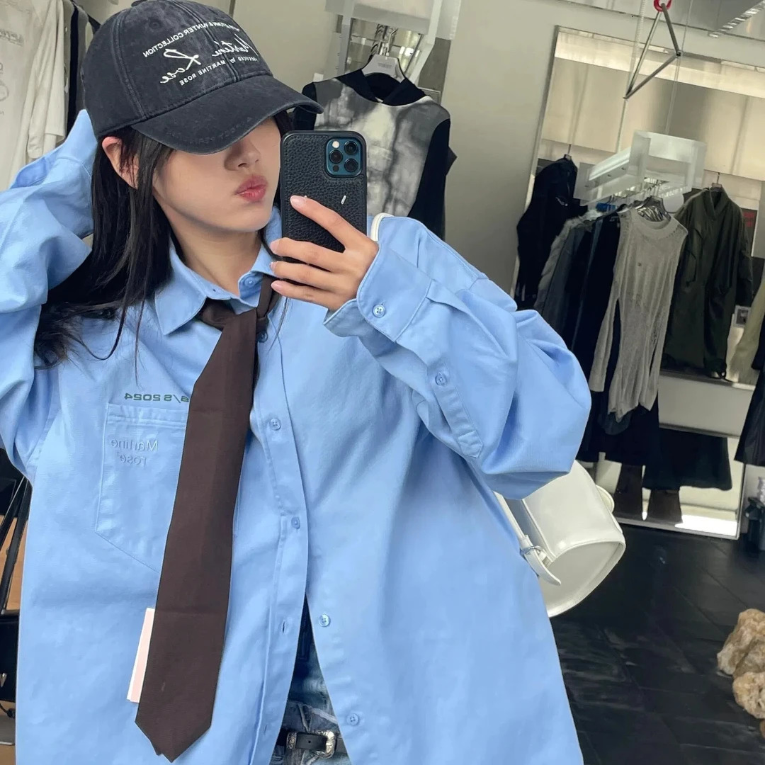 24ss High Street Martine Rose Letter Embroidered Print Baseball Cap Black Washed Duckbill Cap Hats for Men Beanie Y2k 250117