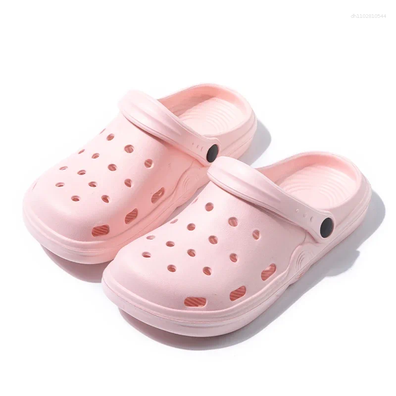 Slippers Women's Summer EvA Solid Color Couple Outdoor 2025 Flat Sandals Non Slip Bathroom