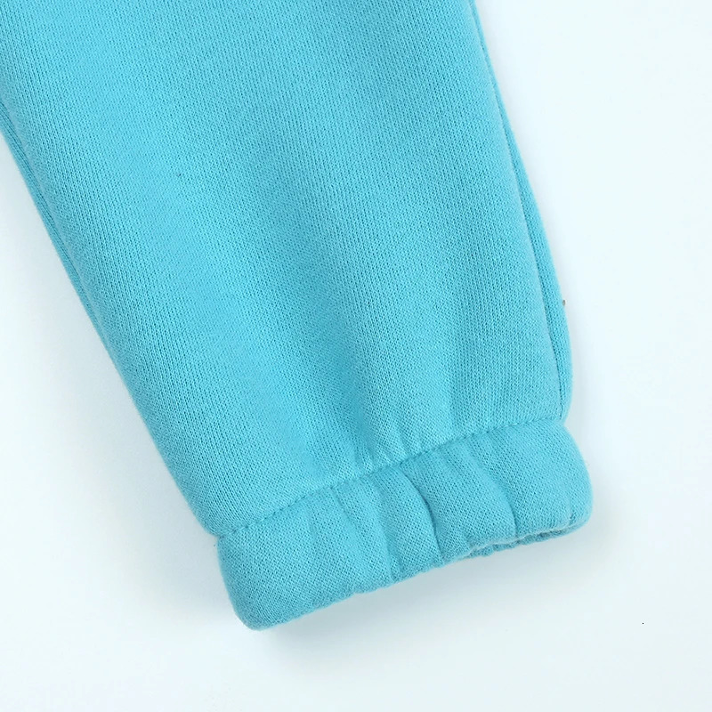 Winter Children Kids Boys Girls Outfits Hooded tracksuit Pants Solid Cotton Toddler Baby Infant Suit For 1-13Y Child Wear 250121