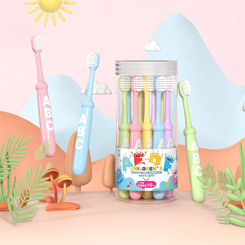 MikolifeQ Cute Children S Small Head Soft Bristle Toothbrush High Density Brush Wire Does Not Damage Gums for Aged 6 250115