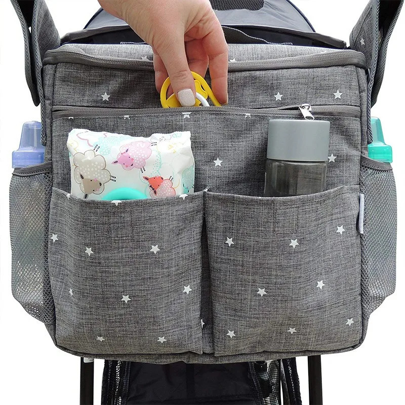 Mommy Diaper Bags Baby Stroller Hanging Bag Mother Large Capacity Travel Mommy Bag for Stroller Convenient Baby Nursing Bags 250114