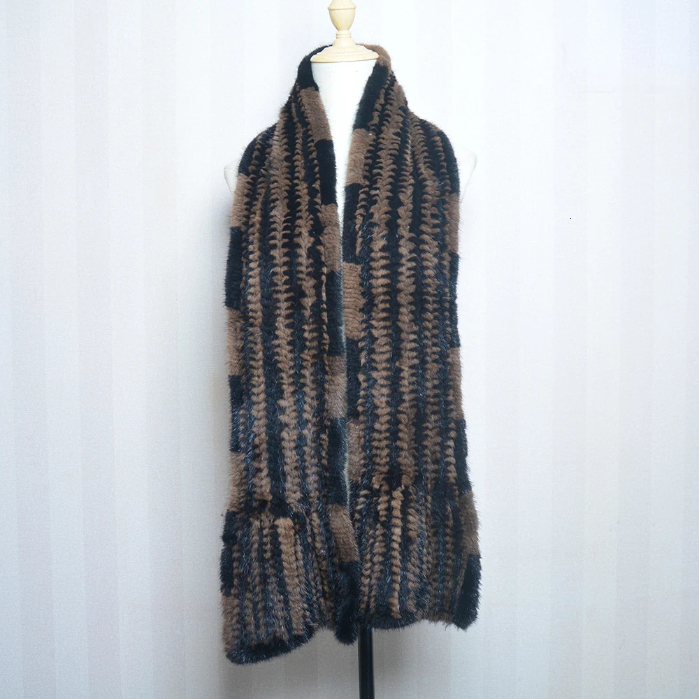 2025 Lady Mink Fur Shawl Scarf Winter 100%Natural Mink Fur Real Scarf Shawl Fashion Genuine Mink Fur Ponchos 250120ww