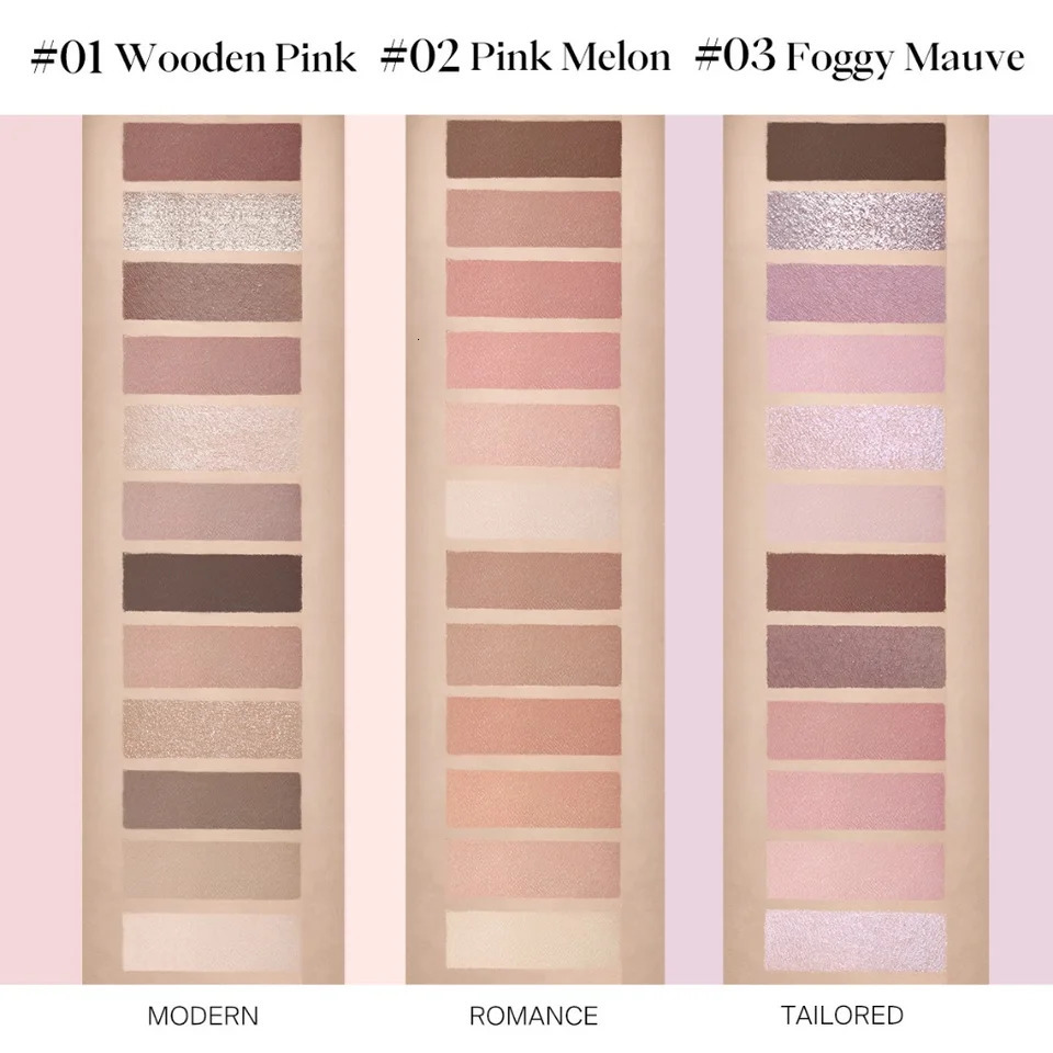 JOOCYEE 12 Shades Eyeshadow Palette Long-lasting Beautiful Eye Makeup Women Beauty Cosmetics 250121