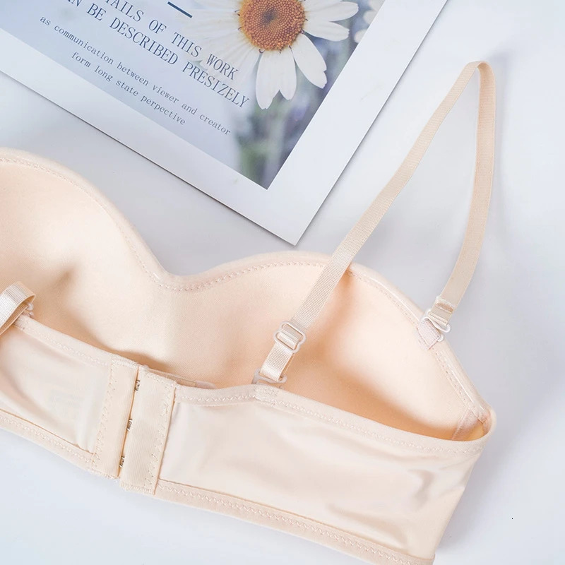 Women Invisible Bra Strapless Bralette 12 Cup Womens Underwear Sexy Lingerie Female Seamless Party Wedding Bras 250122