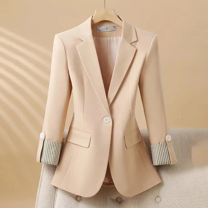 Autumn Winter Outerwears Blazer Woman In Coats Chaquetas Mujer Casaco Feminino Large Size Office Casual Blazers Jackets Tops 250106