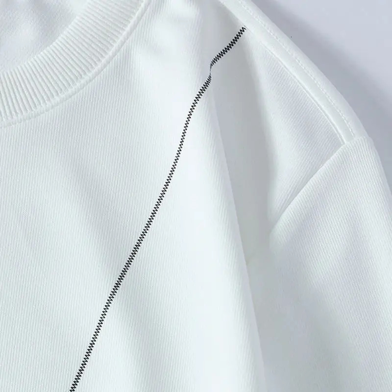 Spring Autumn Mens Clothing Pullover Geometric Letter Printing Lantern Long Sleeve Round Neck Hoodies Boyfriend Loose Tops 250122